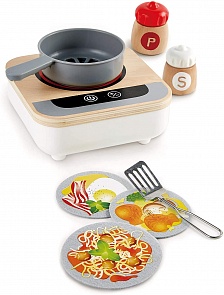 Игровой набор - Плита со сковородой (Hape, E3164_HP)